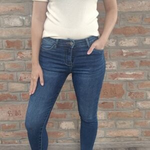 Msarah - Skinny kék farmer nadrág