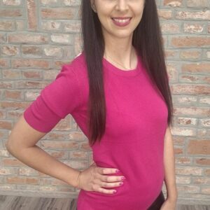 Panni - Pink finom kötött póló