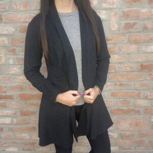Karola - Grafit szürke kardigán