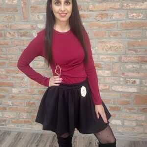 Berill - Bordó , oldalt csatos felső