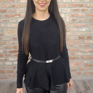 Fanny - fekete , öves felső