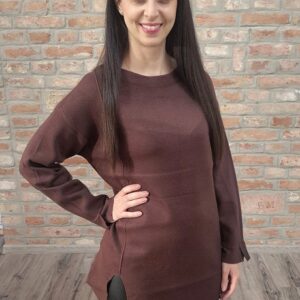 Bori - csoki barna , vastagabb anyagú felső