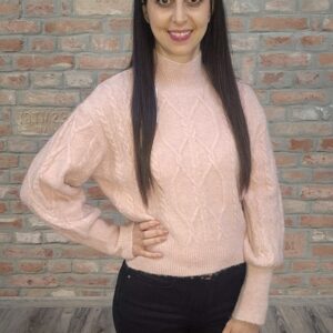 Norah - Rózsaszín meleg pulcsi